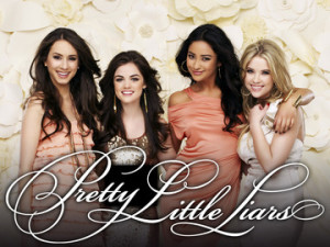 PRETTY LITTLE LIARS - ABC Family's "Pretty Little Liars" stars Troian Bellisario as Spencer Hastings, Lucy Hale as Aria Montgomery, Shay Mitchell as Emily Fields and Ashley Benson as Hanna Marin. (ABC FAMILY/ANDREW ECCLES)